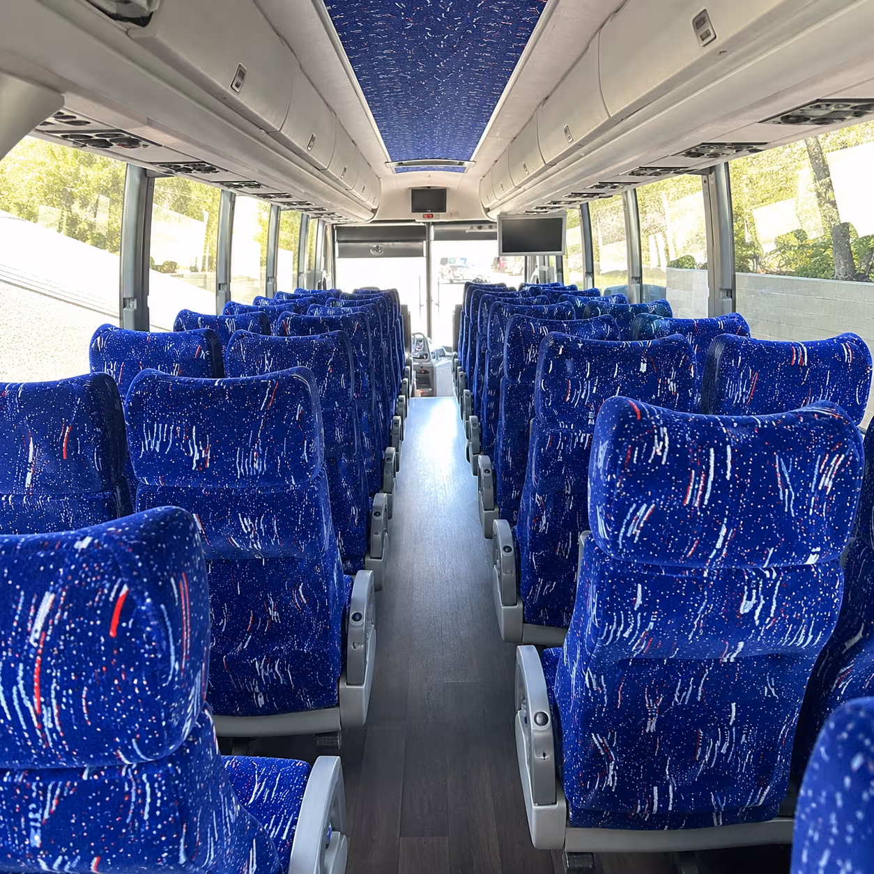 40-56 Passenger Charter Bus Interior