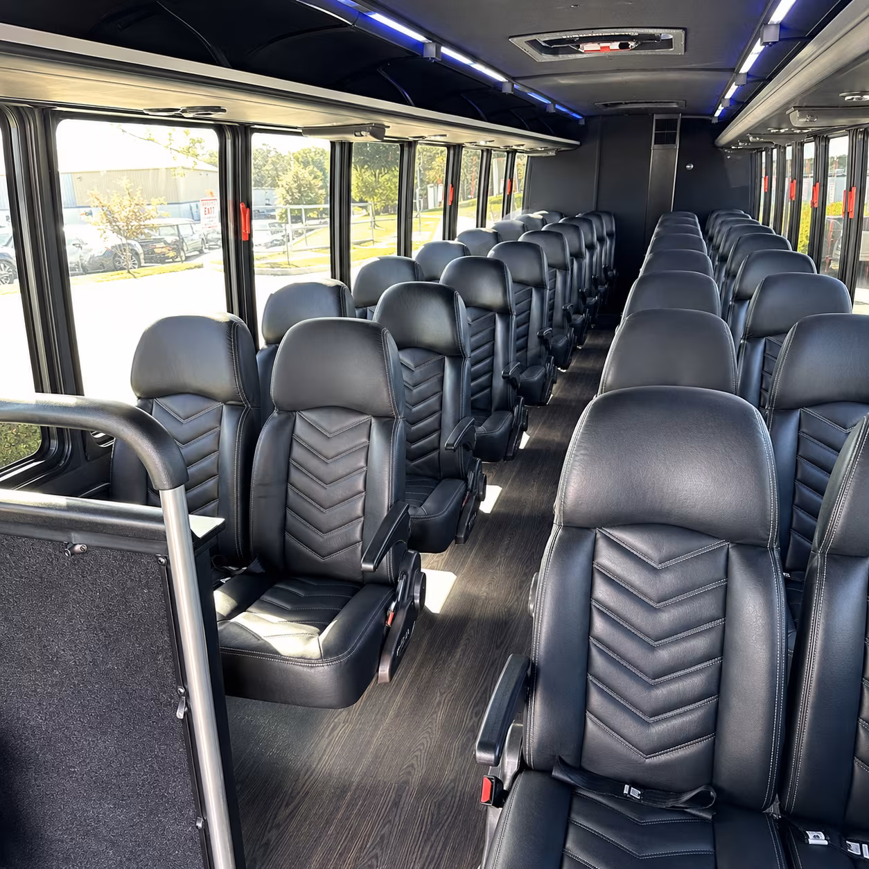 Newark Airport Shuttle & Transportation party bus exterior