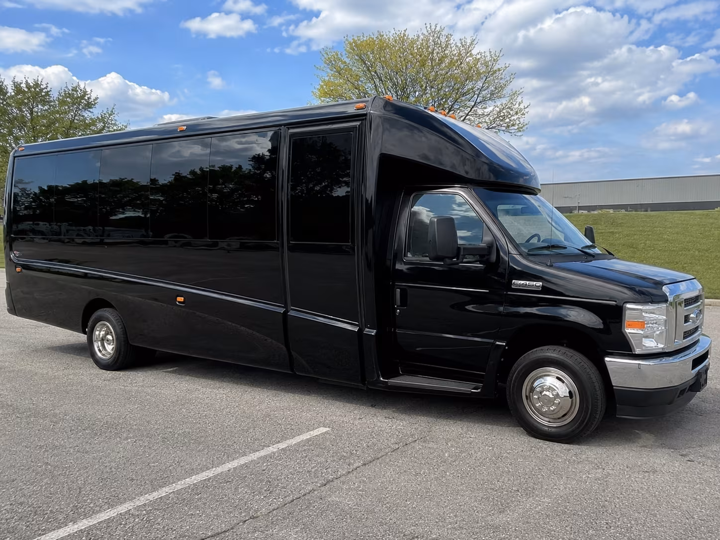 Newark Airport Shuttle & Transportation party bus interior