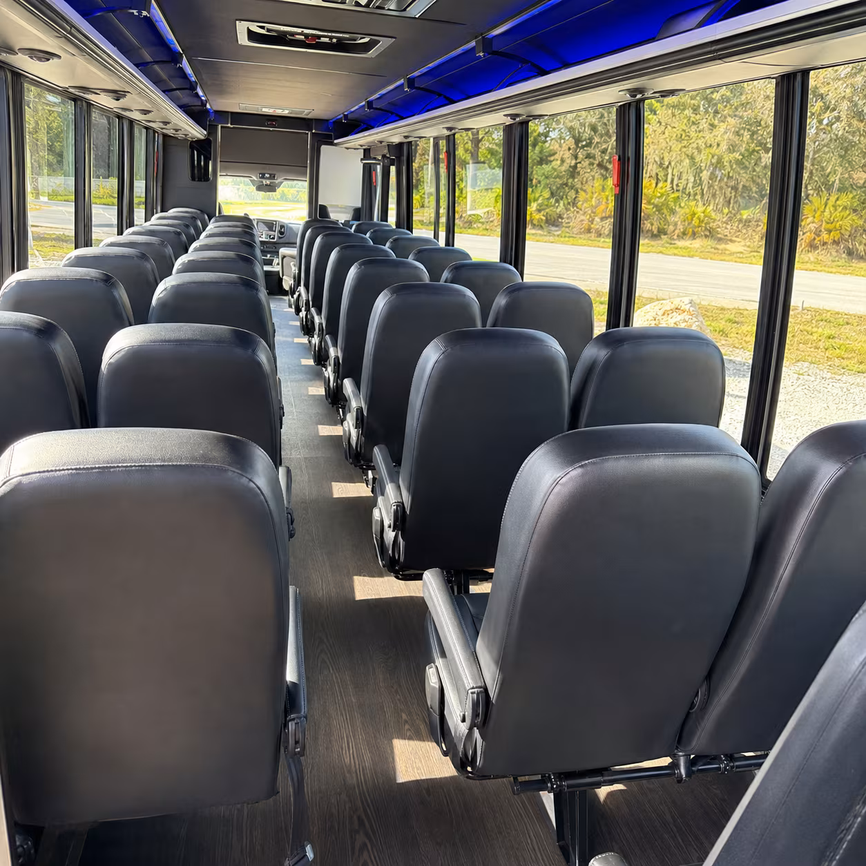 Newark Airport Shuttle & Transportation party bus exterior