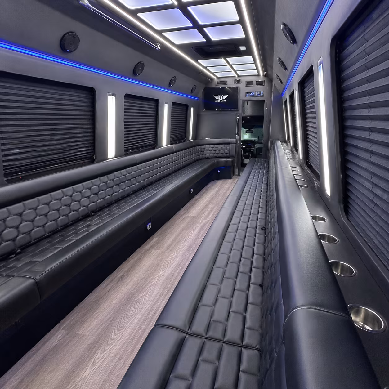 Newark Bachelor & Bachelorette Transportation party bus exterior