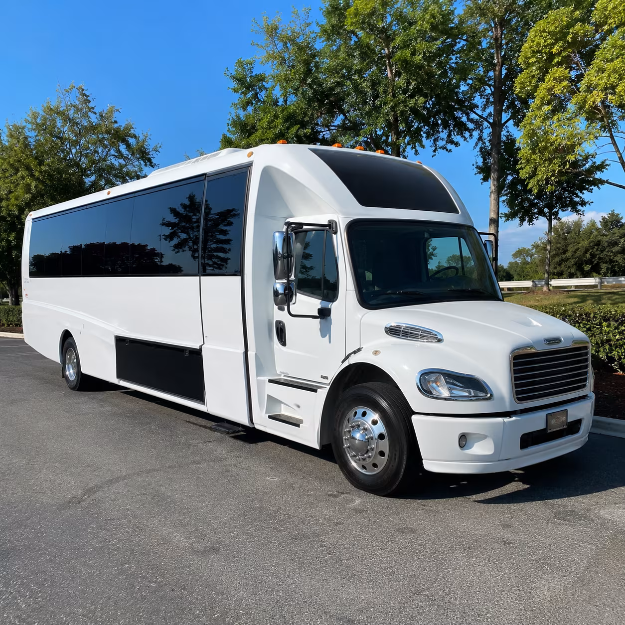 Newark Concert & Music Festival Transportation party bus exterior