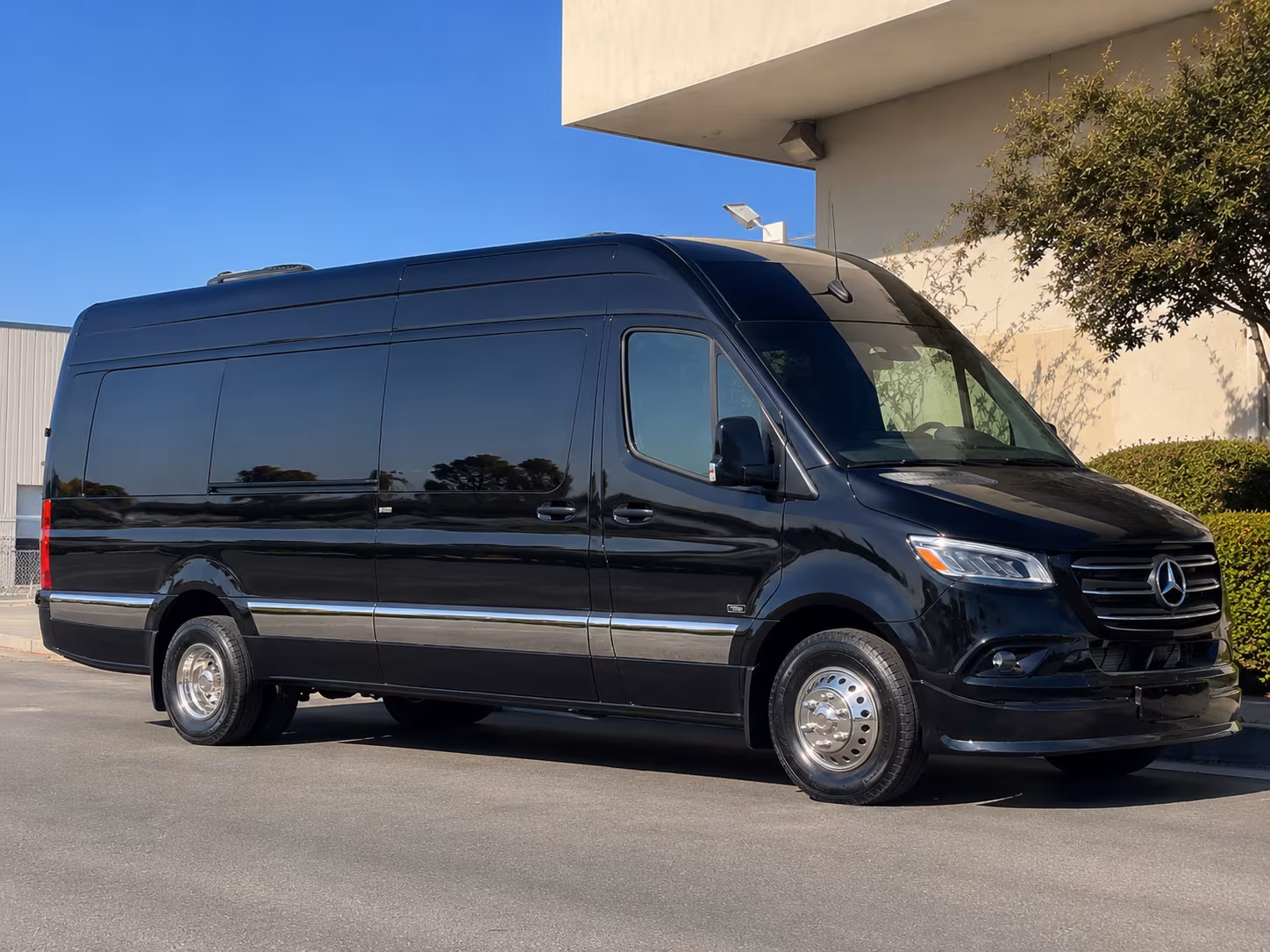 Newark Corporate Transportation party bus exterior
