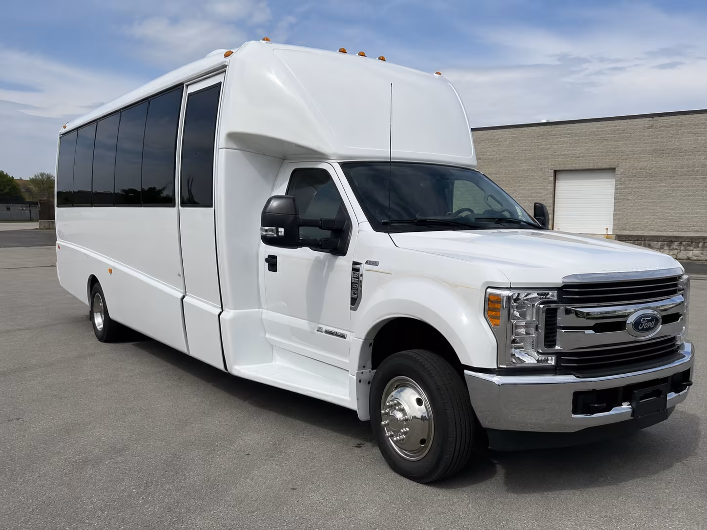Newark Corporate Transportation party bus exterior