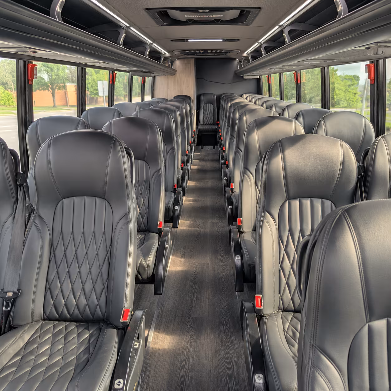 Newark Corporate Transportation party bus interior