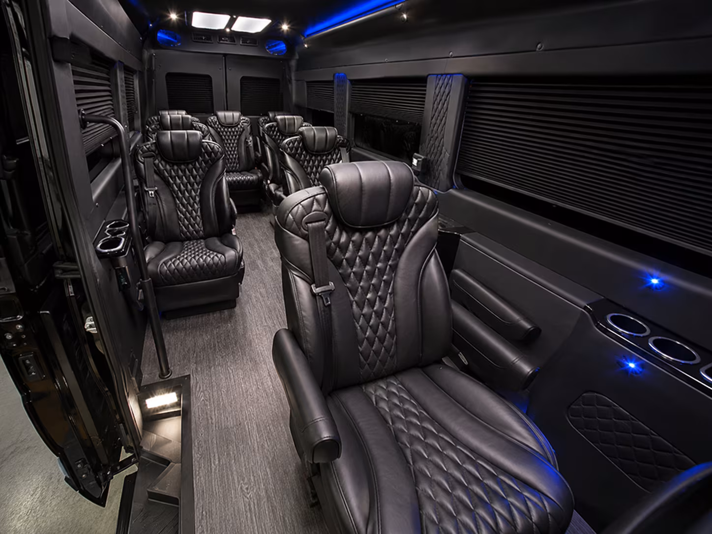 Newark Corporate Transportation party bus exterior