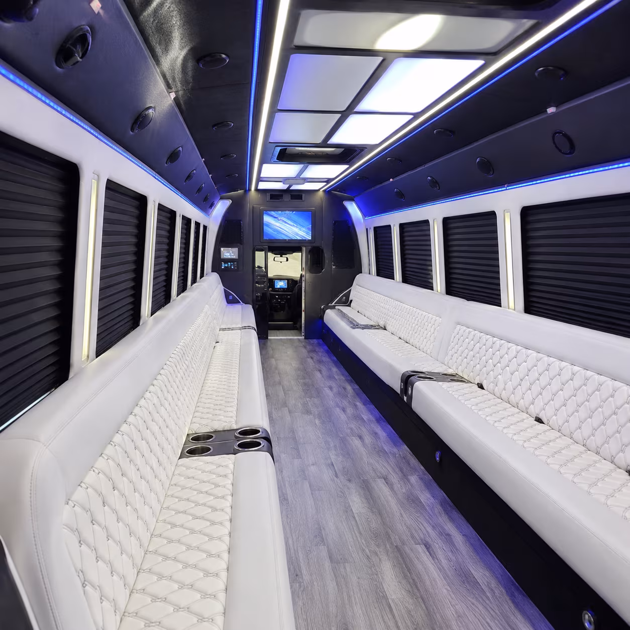 Newark Private Event Transportation onboard seating
