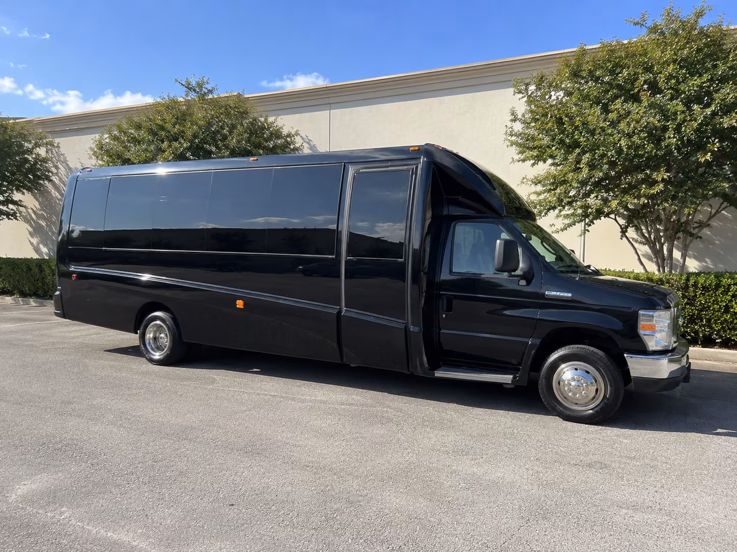 Newark Prom & Homecoming Transportation party bus exterior