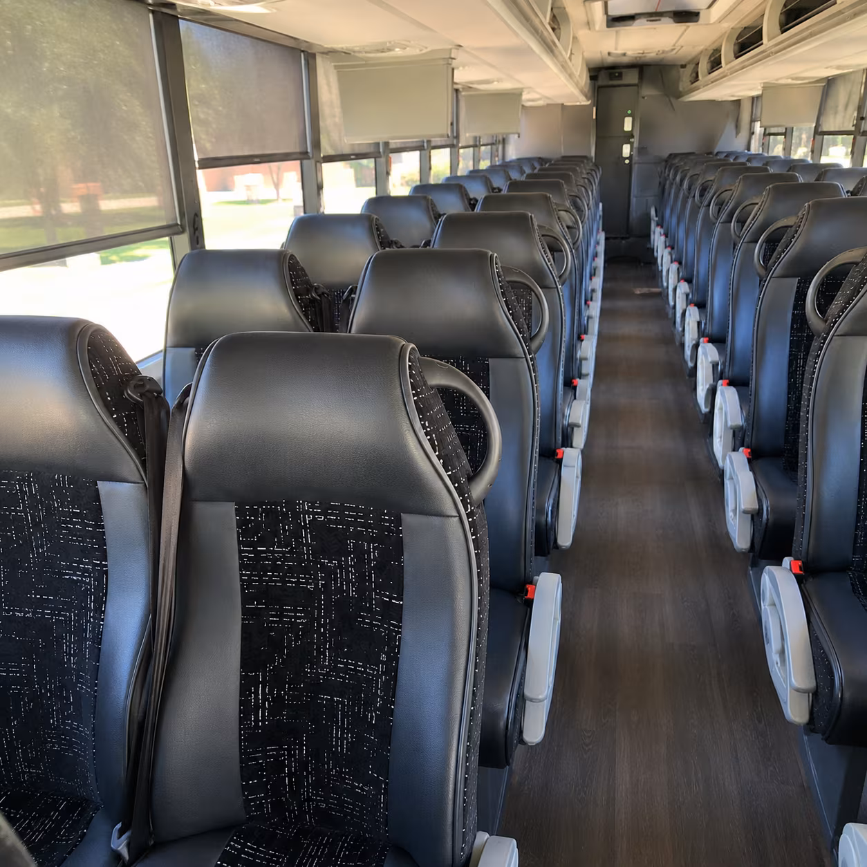 Newark School Event Transportation party bus exterior