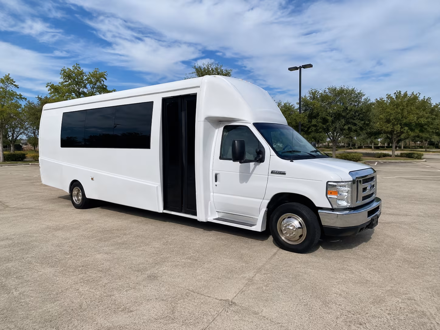 Newark Wedding Transportation party bus exterior