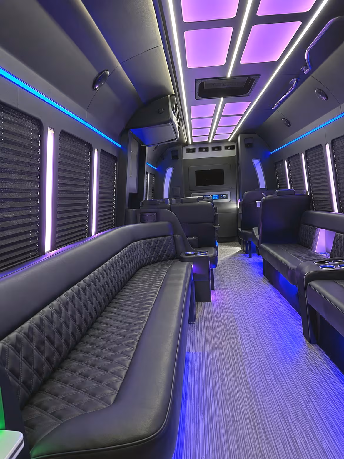 Newark Winery Tour & Pub Crawl Transportation party bus interior