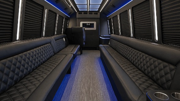newark 25 passenger party bus rental